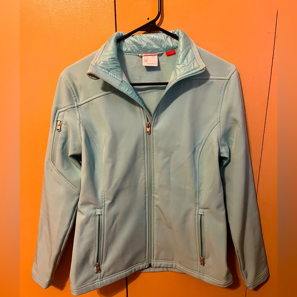 Turquoise Spyder Waterproof Jacket!